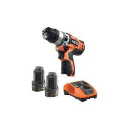 Perceuse à percussion AEG 12V Li-ion - 2 batteries 2.0Ah - 1 chargeur 40min - BSB 12C2 LI-202B