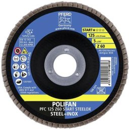 69300935 pfc 125 z 60 start steelox Disque segmenté Diamètre 125 mm ø de perçage 22.23 mm 10 pc(s)