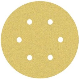 2608900815 Papier abrasif Expert C470 avec 6 trous pour ponceuses excentriques 150 mm, g 80, 5 pcs.