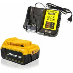 Pack de 2)Batterie 18V 4.0Ah pour dewalt DCB184 DCB184B-XJ DCB180 DCB181 DCB182 DCB183 DCB185 18V