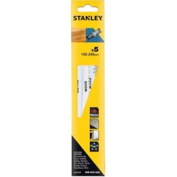 Stanley - Assortiment de 5 lames scie sabre 152-240mm STA28205-XJ