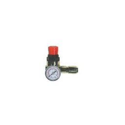 Mini détendeur orifice 1/4M + mano + robinet - Mecafer
