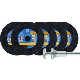 Pferd - startkit eht 76-1,0 psf STEELOX/10 (5+1) 69198288 Jeu de disque à tronçonner 76 mm 1 pc(s)