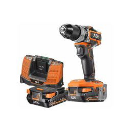 Perceuse visseuse à percussion AEG 18V Brushless - Subcompact - 2 batteries 2.0Ah 1 chargeur