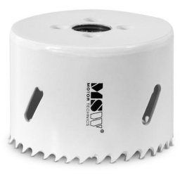 Scie Cloche hss Bimétal Trépan 64mm pour Métal / Acier / Inox / Bois / Plastique - Blanc, Noir