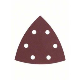 Accessories 2608621689 Feuille abrasive Delta Grain 240 (l x l) 93 mm x 93 mm 5 pc(s) - Bosch