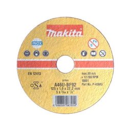 Disques à tronçonner Makita métal et inox pour meuleuses - B-12273