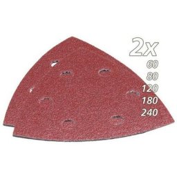 B-21618 Jeu de papier de verre triangulaire velcro bois 10pcs - Makita