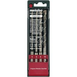 Jeu de forets pour marteau-perforateur 4 pièces SDS-Plus Metabo 625580000 Longueur totale 160 mm 1