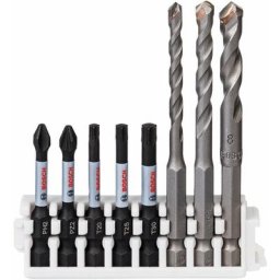 Bosch - Packs Pick and Click d'embouts de vissage et de forets pour carrelage