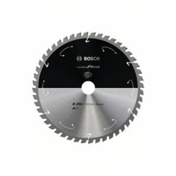 Lame de scie circulaire standard pour bois, 250x2.2 / 1.6x30, 48 dents - Bosch