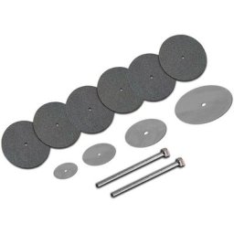 Set de disques à tronçonner 6 pcs + set de lames de scie 4 pcs Donau Elektronik 1739