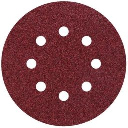 Set de feuilles abrasives pour ponceuse excentrique avec bande auto-agrippante, perforé Wolfcraft