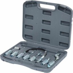 Kstools - ks tools Jeu d'adaptateurs pour pompe à graisse, 7 pcs - 980.1100