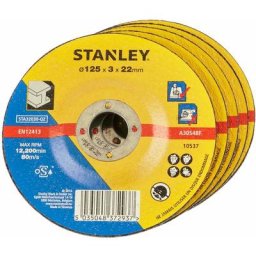 Stanley - Disque aggloméré à tronçonner le métal 125x22x3.2 STA32030-QZ
