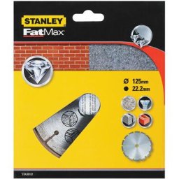 Stanley - Disque diamant à bord segmenté pour le béton 125x22.2 STA38107-XJ