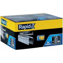 Rapid - Caja 5000 grapas para cable 36 12mm. 5x1000 unit. dp 11885110 .