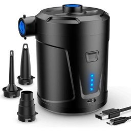 Blue Dream - Pompe à air électrique, Batterie Rechargeable 5000 mAh, Mini Pompe à air électrique