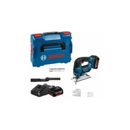 Scie sauteuse 18V GST18 v-li b + 2 batteries 4 Ah + chargeur + coffret l-boxx Bosch 06015A6106