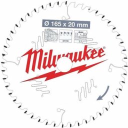 Milwaukee - Lame de scie circulaire bois 165x20x2.2 48 dents