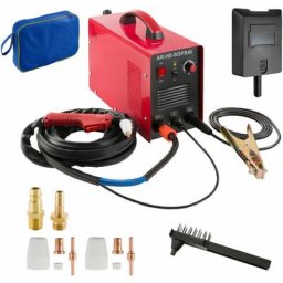 Igbt Découpeuse plasma Inverter Découpeuse plasma avec accessoires - rouge - Arebos