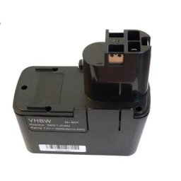 NiMH Batterie 2000mAh pour outils électriques Bosch gus 7.2, psr 7.2VES-2 comme 2607335031,