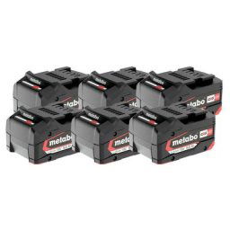 Metabo - Pack 6 batteries Li-Power 18V 5.2Ah- 625152000