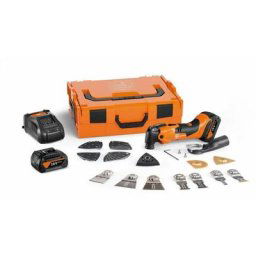 Multimaster 18V amm 500 plus Top + 2 batteries 4 Ah AMPShare + chargeur + coffret l-boxx Fein