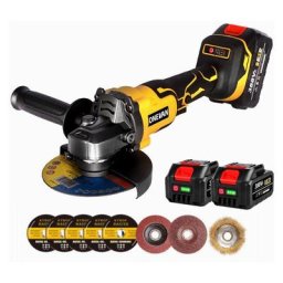 Meuleuse d'angle sans fil 125 mm 1280W ONEVAN - Meuleuse angulaire sans brosse Convient pour