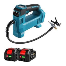Onevan - Gonfleur sans fil haute pression compresseur d'air portable avec 3 accessoire(Avec 2
