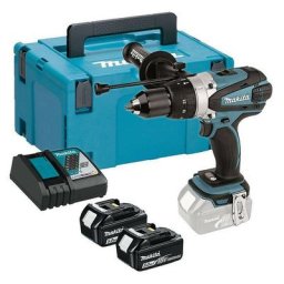 Makita - DHP458RTJ Perceuse visseuse à percussion à batteries 18V Li-Ion set (2x batterie 5,0Ah)