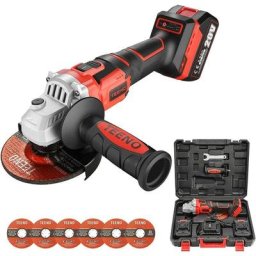 Meuleuse D'angle Brushless Teeno Meuleuse angulaire sans fil - Rouge
