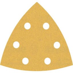 Accessories expert C470 2608900828 Feuille abrasive Delta perforé Grain 180 (l x l) 93 mm x 93 mm 5
