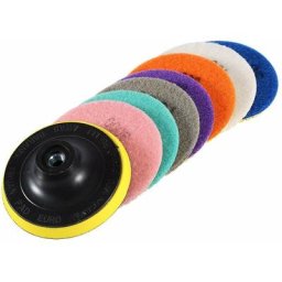 4'/100mm Disque Diamant Polissage pour Granite Marbre, Pierre, Granit, Verre, Céramique, Cristal,
