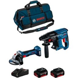 BOSCH Kit BK2014BAG (GWS 18V-7 GBH 18V-21 2 x 4,0 Ah GAL18V-40 HD BAG)