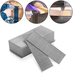 Clous pneumatiques 38 mm Gauge 18 (1,25 x 1,05 mm) avec une largeur de tête de 2 mm dans un set de