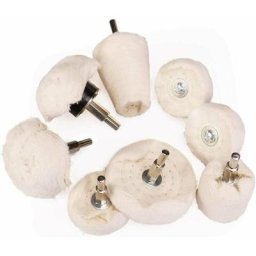 8 pièces Tampon de Roue de Polissage Kit Polissage Roue Conique/cylindrique//Mushroom/T-Shaped