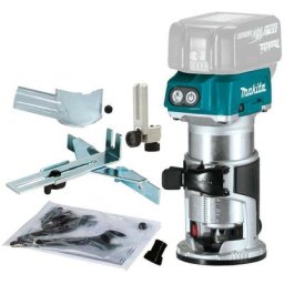 Affleureuse sans fil 18V Li-Ion bl (Machine seule) avec accessoires Makita DRT50ZX4