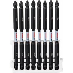 Bosch - Kit 8 Embouts qualité Impact double tête 4xPH2 4xPZ2 110mm