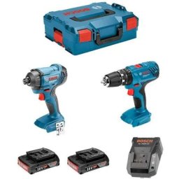 Bosch Professional - bosch Kit gsb 18V-21 gdr 18V-160 (2 x 2,0 Ah AL1820CV L-Boxx 136)