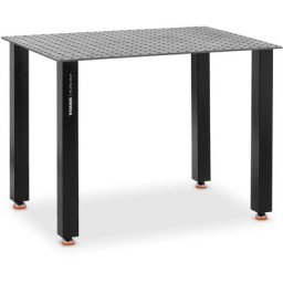 Stamos - Table de soudure Table de soudage Réglable en hauteur 150 kg 80 x 120 cm - Noir