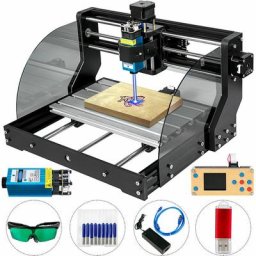 Machine de Gravure cnc 3018 Pro 3 Axes 10000 rpm Graveur Laser grbl Controle pour Graver Plastiques