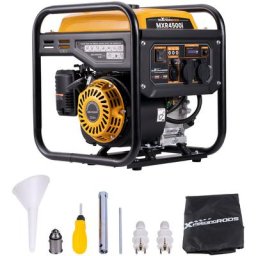 Inverter 3500W Groupe électrogène à l'essence 4 temps avec 2 prises 230V générateur silencieux