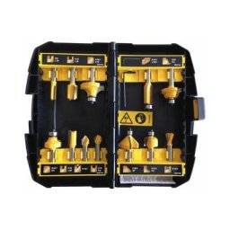 Dewalt - Coffret fraises 12 pièces pour défonceuse - DT90016