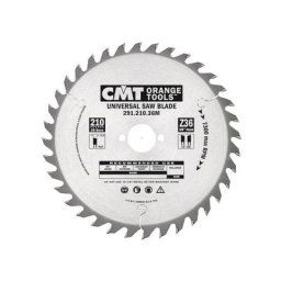 CMT : Lame carbure 225 z=36 al: 30mm - Négative