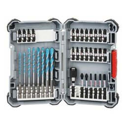 BOSCH 2608577147 Assortiment de 35 embouts de vissage et forets MultiConstruction Impact Control