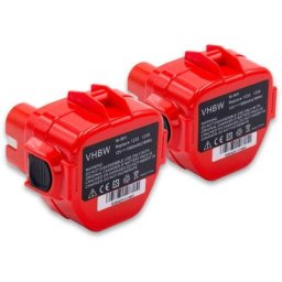 2x Batterie remplacement pour Makita 1220, 1222, 1233, 1234, 1235, 1235F, 1250, 192536-4, 192597-4