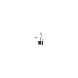 Jeu de 2 charbons adaptable pour BOSCH. Dimensions: 6,3 x 16 x 26mm.
