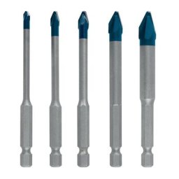 Bosch - Coffret de 5 forets Hard Ceramic HEX-9 mixtes expert - 2608900597