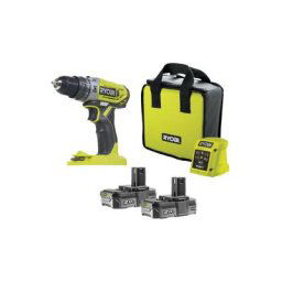 Ryobi - Perceuse-visseuse à percussion OnePlus 18V - 2 batteries 2.0 Ah - 1 chargeur - R18PD2-220S